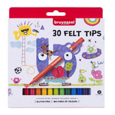 Viltstift Bruynzeel Kids 30 kleuren