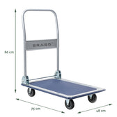 Transportkar BRASQ inklapbaar 150kg - afbeelding 6