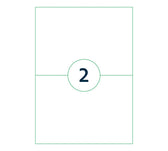 Etiket Qbasic A4 1.000 vel 210x148mm 2000 labels