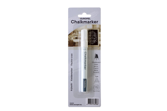 Krijtstift Europel 3mm wit