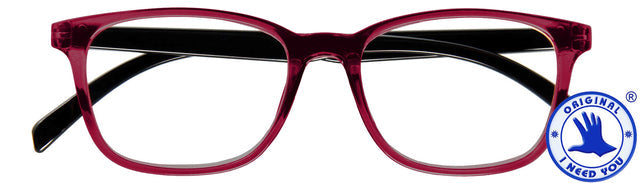 Leesbril I Need You +2.50dpt Lucky rood