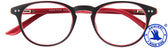 Leesbril I Need You +2.50dpt Dokter New grijs-rood