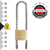 Hangslot MasterLock verstelbaar messing 50mm - afbeelding 2