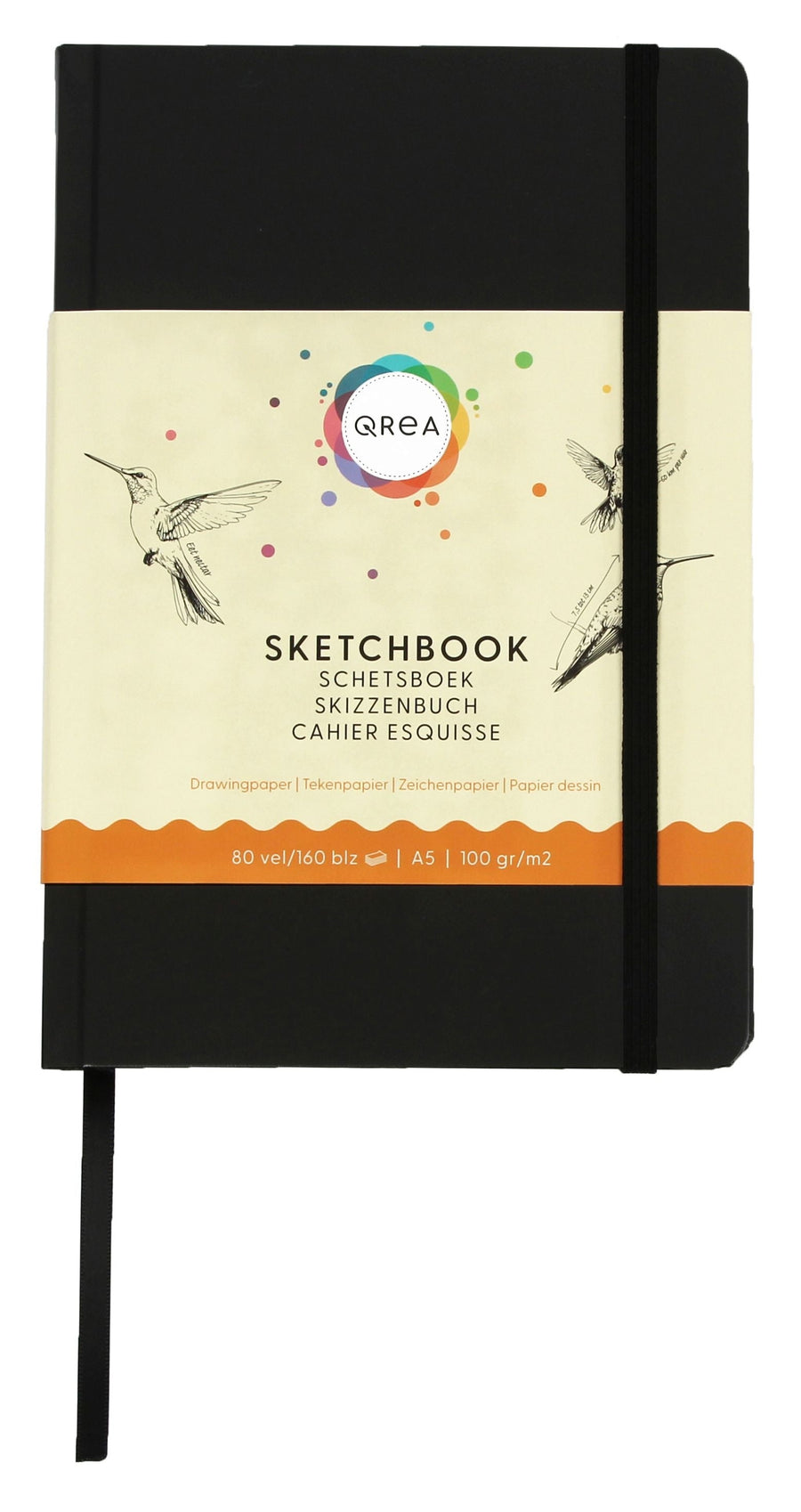 Tekenboek Qrea A5 100gr 80vel