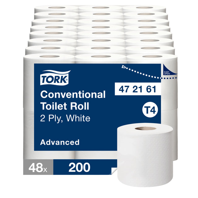 Toiletpapier Tork T4 Advanced 2laags 200 vel wit