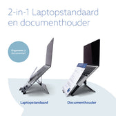 Laptopstandaard R-Go Riser Documenthouder - afbeelding 4