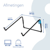 Laptopstandaard R-Go Travel Zwart - afbeelding 3