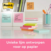 Memoblok 3M Post-it 654 76x76mm Energetic Colours - afbeelding 6