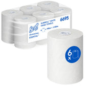 Handdoekrol Scott Slimroll 1laags 190m wit 6695