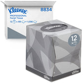 Facial tissues Kleenex kubus 2laags 88 vel wit