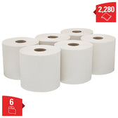 Poetspapier WypAll L20 2laags 380 vel wit - afbeelding 2