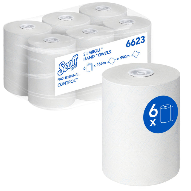 Handdoekrol Scott Control Slimroll 1laags 6623