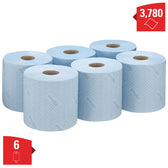 Poetspapier WypAll L10 1laags 630 vel blauw - afbeelding 4