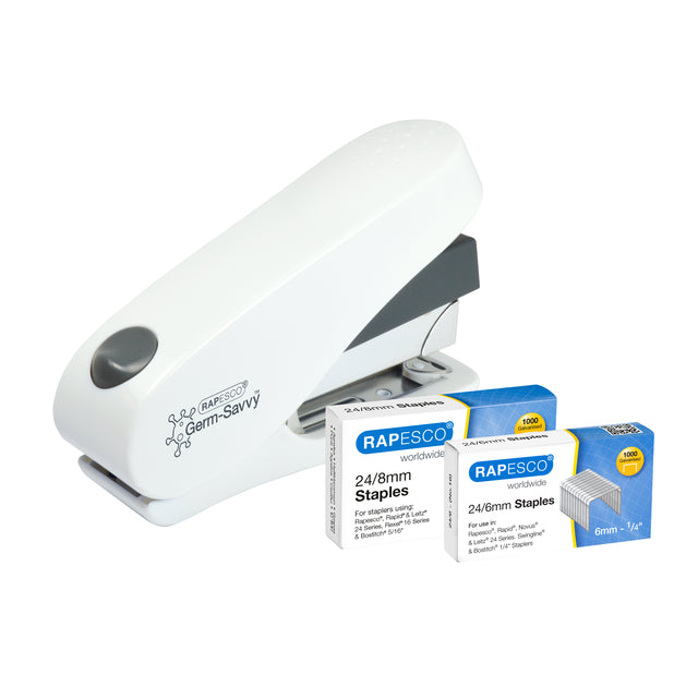 Nietmachine Rapesco Germ-Savvy Luna wit