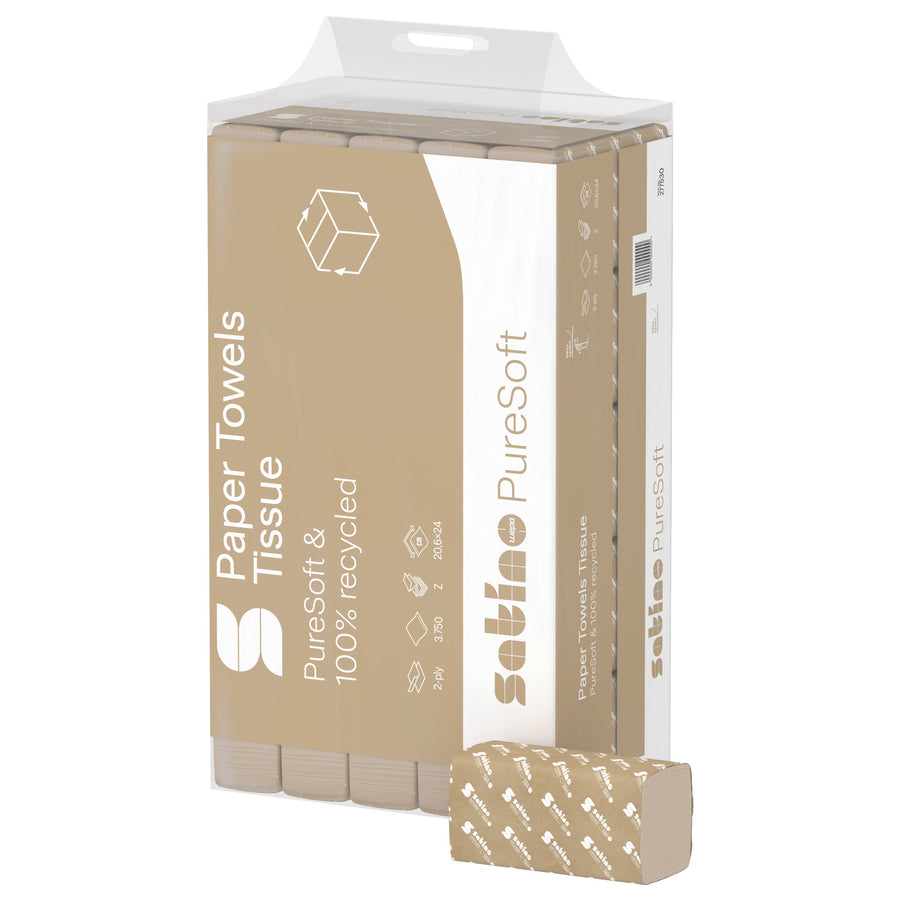 Handdoek Satino PT2 PureSoft 2laags 206x240mm