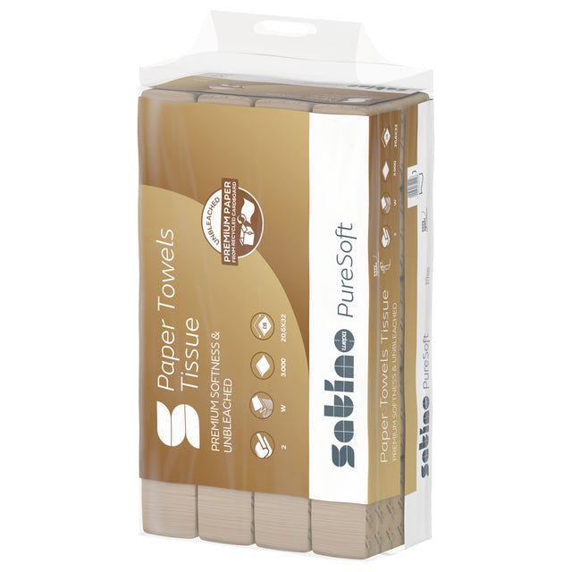 Handdoek Satino PT2 PureSoft 2laags 206x320mm