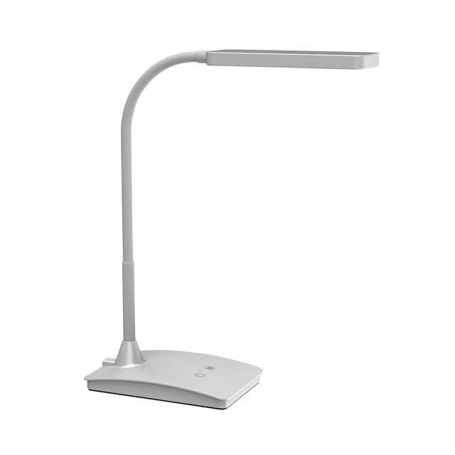 Bureaulamp MAUL Pearly LED colour vario dim zilver
