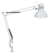 Bureaulamp MAUL Study tafelklem excl.lamp E27 wit