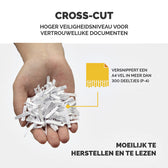 Papiervernietiger Fellowes LX70 4x40mm wit - afbeelding 7
