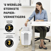 Papiervernietiger Fellowes LX70 4x40mm wit - afbeelding 9