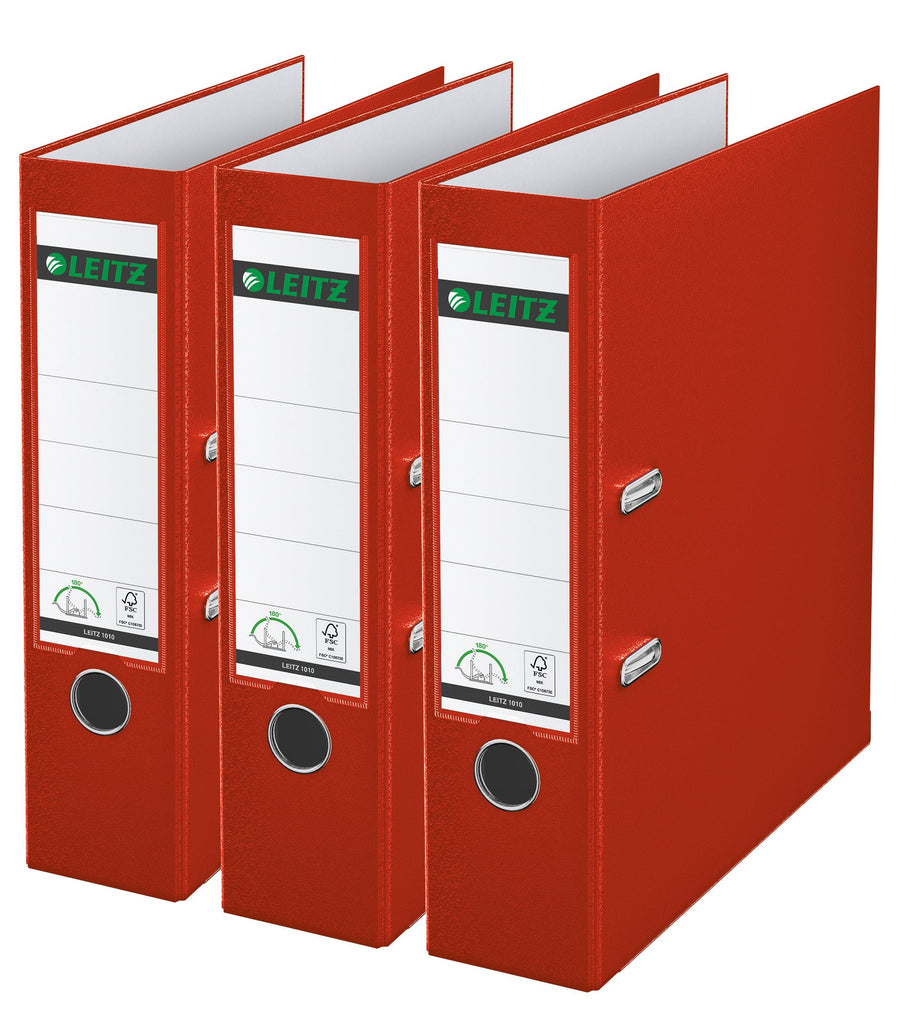 Ordner Leitz 180° 1010 3 stuks rood