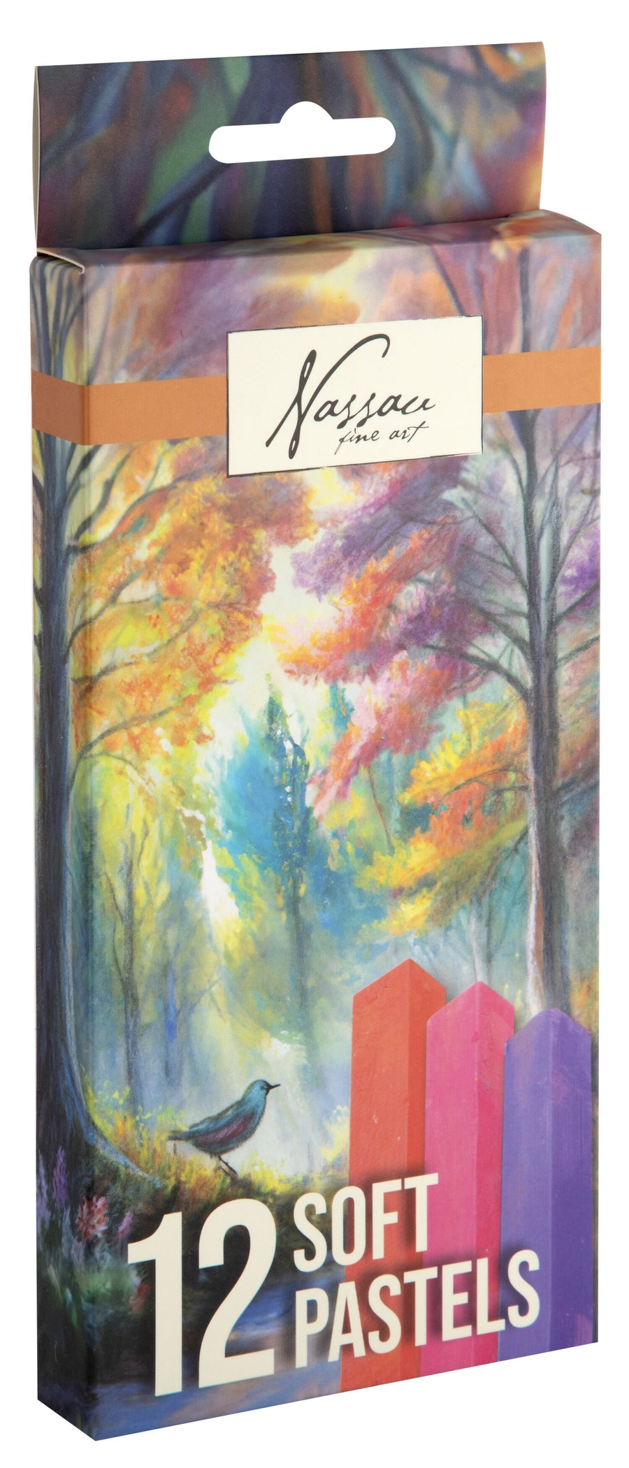 Pastelkrijt Nassau fine art zacht 12 stuks assorti