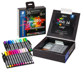 Brushpen Staedtler pigment pen etui 36 st - afbeelding 5