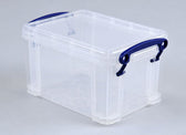 Opbergbox Really Useful 1.6 liter transparant wit