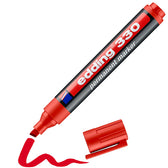 Viltstift edding 330 schuin 1-5mm rood - afbeelding 2