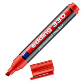 Viltstift edding 330 schuin 1-5mm rood - afbeelding 3