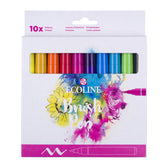 Brushpen Talens Ecoline set 10 stuks primair - afbeelding 4