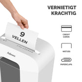 Papiervernietiger Fellowes LX50 4x37mm wit - afbeelding 4