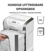 Papiervernietiger Fellowes 15C 4x40mm wit - afbeelding 5