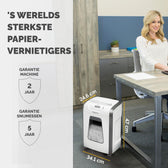 Papiervernietiger Fellowes 15C 4x40mm wit - afbeelding 9