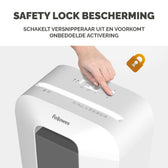 Papiervernietiger Fellowes LX25 4x37mm wit - afbeelding 7