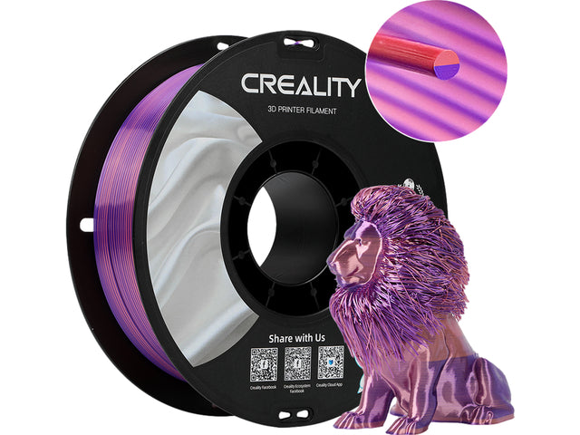 3D Filament Creality PLA 1.75mm Silk roze ps 1kg