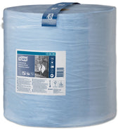 Poetspapier Tork W1 Industrial Premium blauw