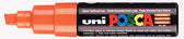 Paintmarker Uni POSCA PC8K B schuin donker oranje