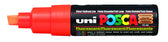 Paintmarker Uni POSCA PC8K B schuin fluor oranje