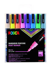Paintmarker Uni POSCA PC3M F pastel 8st assorti