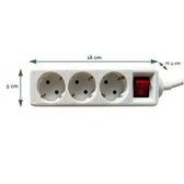 Stekkerdoos BRASQ 3 voudig 1.4 meter wit - afbeelding 3