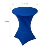Tafelrok BRASQ voor statafel 80cm blauw - afbeelding 2