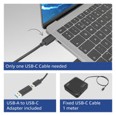 USB-C Docking Station HDMI monitoren displayLink - afbeelding 9
