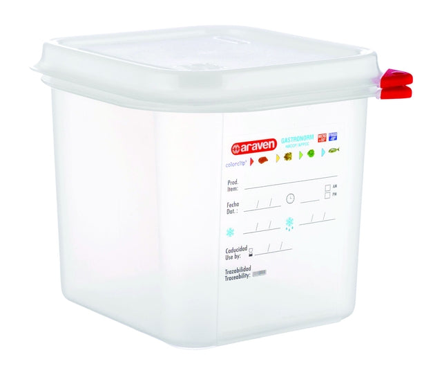 Voedseldoos Araven GN 1/6 met deksel 2600 ml