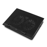 Laptopstandaard ventilator hoogte verstelb 4-p hub