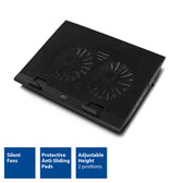 Laptopstandaard ventilator hoogte verstelb 4-p hub - afbeelding 3