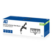 Monitorarm office met gasveer 2 schermen - afbeelding 6