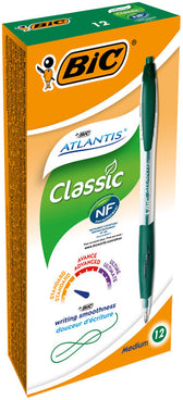 Balpen Bic Atlantis classic grip clic M groen - afbeelding 5