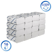 Handdoek Scott 2-laags 212x186mm 16x220st wit 6609 - afbeelding 4