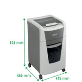 Papiervernietiger Leitz IQ Auto+ Office 300 2x15mm - afbeelding 4